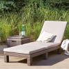 Daytona sunlounger cappucino