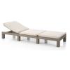 Daytona sunlounger cappucino