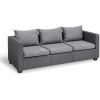 Salta chaise lounge loungeset antraciet