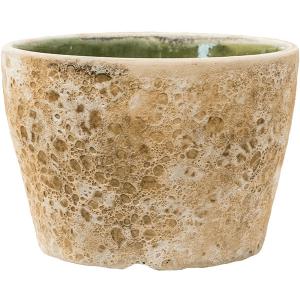 Lava Relic beige bloempot binnen 25x25x17 cm