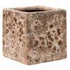 Lava Relic Pink Cube bloempot binnen 16x16x16 cm