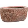 Lava Relic Pink ovale bloempot binnen 31x18x15 cm