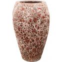 Lava Relic pink emperor hoge bloempot 45x75 cm