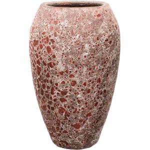 Lava Relic pink emperor hoge bloempot 57x95 cm