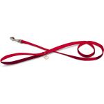 Hondenriem Mac Leather 120cm x 15mm rood