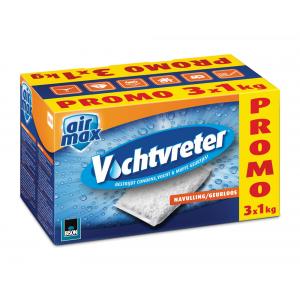 Air Max vochtvreter navulling 3x1 kg geurloos