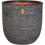 Capi Nature Rib NL bol 42x40cm bloempot antraciet