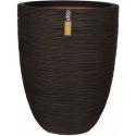 Capi Nature Rib NL vase laag 44x56cm bloempot bruin