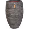 Capi Nature Rib NL vase luxe 39x60cm bloempot antraciet