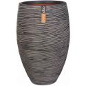 Capi Nature Rib NL vase luxe 39x60cm bloempot antraciet