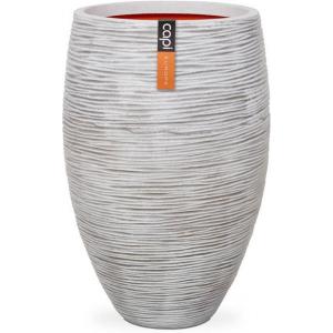 Capi Nature Rib NL vase luxe 45x72cm bloempot ivoor