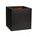 Capi Urban Smooth NL 30x30x30cm vierkante plantenbak zwart