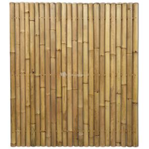 Bamboe schutting naturel 180 x 200 cm x 60-80 mm