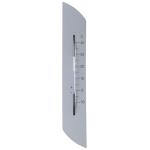 Buitenthermometer metaal Radius grijs gelakt 29.5 cm