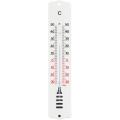 Buitenthermometer metaal wit 20.4 cm