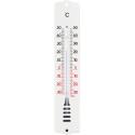 Buitenthermometer metaal wit 20.4 cm