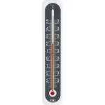 Buitenthermometer kunststof wit/antraciet 20 cm