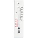 Buitenthermometer metaal wit 22.2 cm