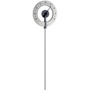 Buitenthermometer aluminium Lollipop antraciet 95 cm