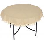 Tafelkleed rond 160cm beige