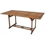 Houten tuintafel acacia hout 180 x 90 cm