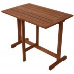 Houten tuintafel opklabaar 90x60x74 cm