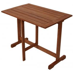 Houten tuintafel opklabaar 90x60x74 cm