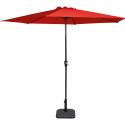 Stokparasol Gemini 300 cm rood