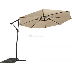 Zweefparasol Gemini 300 cm ecru