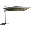 Zweefparasol Virgo 300 x 300 cm antraciet frame grijs