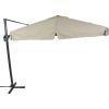 Zweefparasol Virgo 350 cm met volan ecru