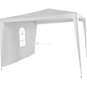 Zijwand voor partytent wit met venster