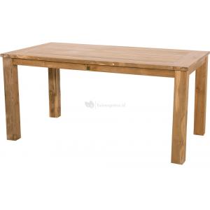 Tuintafel recycled teak met blokpoten 180 cm