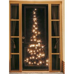 Fairybell kerstboom deurverlichting 210 cm 60 led warmwit