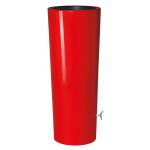 Garantia regenton met bloembak 350 liter rood