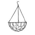 Hanging basket zwart gecoat Ø 35 cm