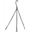 Ketting voor hanging basket zwart gecoat Ø 35 cm