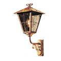 Wandlamp Fenix met rookkleurig glas opwaarts