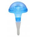 Led solarlamp assisi paddestoel blauw