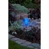 Led solarlamp assisi paddestoel blauw