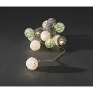 LED cotton balls lichtsnoer nature 3.5cm