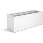 Argento plantenbak Box L glanzend wit