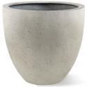 Grigio plantenbak Egg Pot S antiek wit betonlook