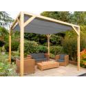 Complete Nesling pergola Stand Alone antraciet