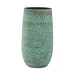 Hoge pot evi antiq bronze bloempot binnen 27 cm