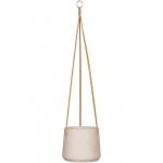 Rough Eco-line hangende bloempot L 20x17 cm Patt lichtgrijs