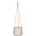 Rough Eco-line hangende bloempot XL 23x20 cm Patt lichtgrijs