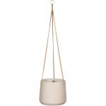 Rough Eco-line hangende bloempot XL 23x20 cm Patt lichtgrijs