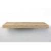 Zwevende wandplank eiken boomstam 100 x 15 cm