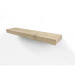 Zwevende wandplank eiken recht 20 x 15 cm